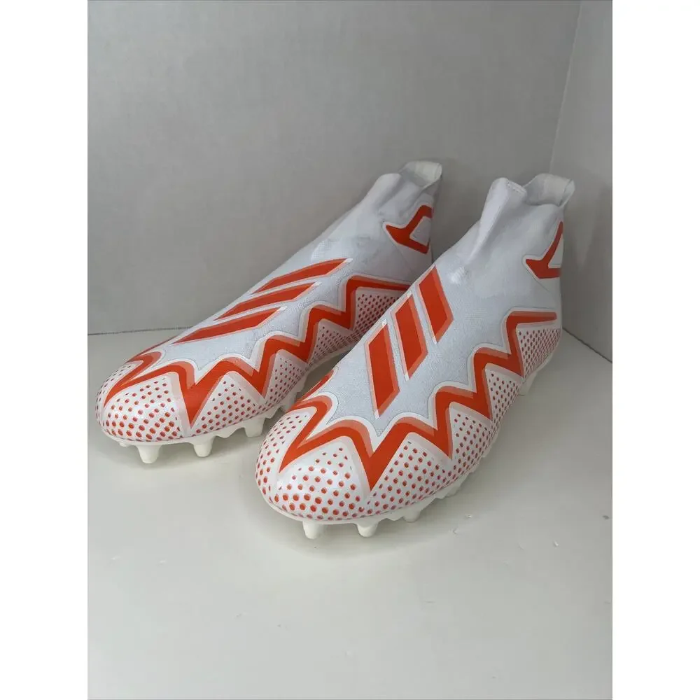 adidas Freak Ultra 21 Primeknit Laceless Orange Football Cleats GZ0464 Men’s 13